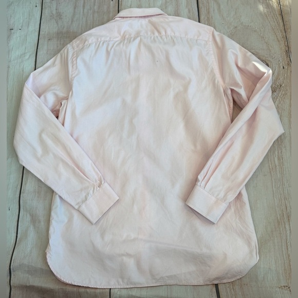 Burberry London Men’s Micro Gingham Button Down Shirt Size 15 38 Pink READ - Picture 9 of 12